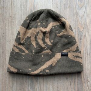 Arc'teryx Olive & Tan Camo Knit Beanie
